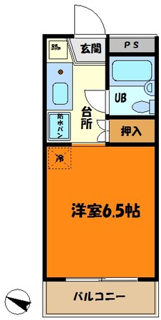 トラストビラ住吉の物件間取画像